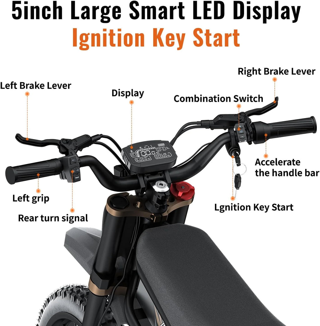 Vélo tout-terrain électrique 2000W pour adultes Ridingtimes GT73 UL2849,Moteur moyeu sans balais,Vélo électrique 18.2AH*2 avec écran numérique 25\ pneus Acier au carbone,Noir