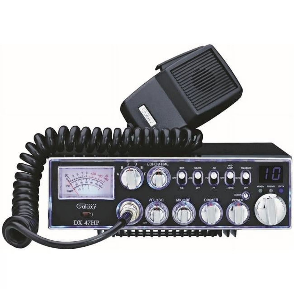 Radio CB Galaxy DX47HP 100W 10m avec écran 7 couleurs