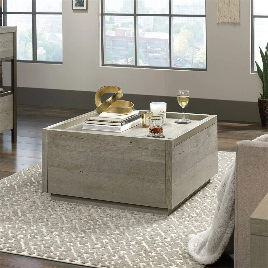 Table basse contemporaine en bois d'ingénierie Pemberly Row marron