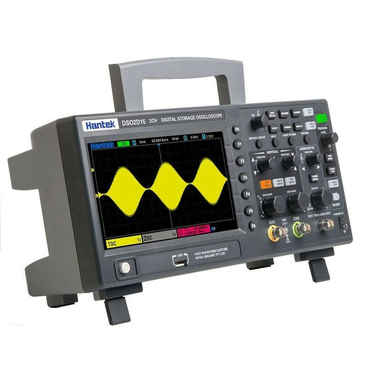 Oscilloscope numérique de stockage Hantek 1 GSa/s 8 M DSO2C10 DSO2C15 DSO2D10 DSO2D15