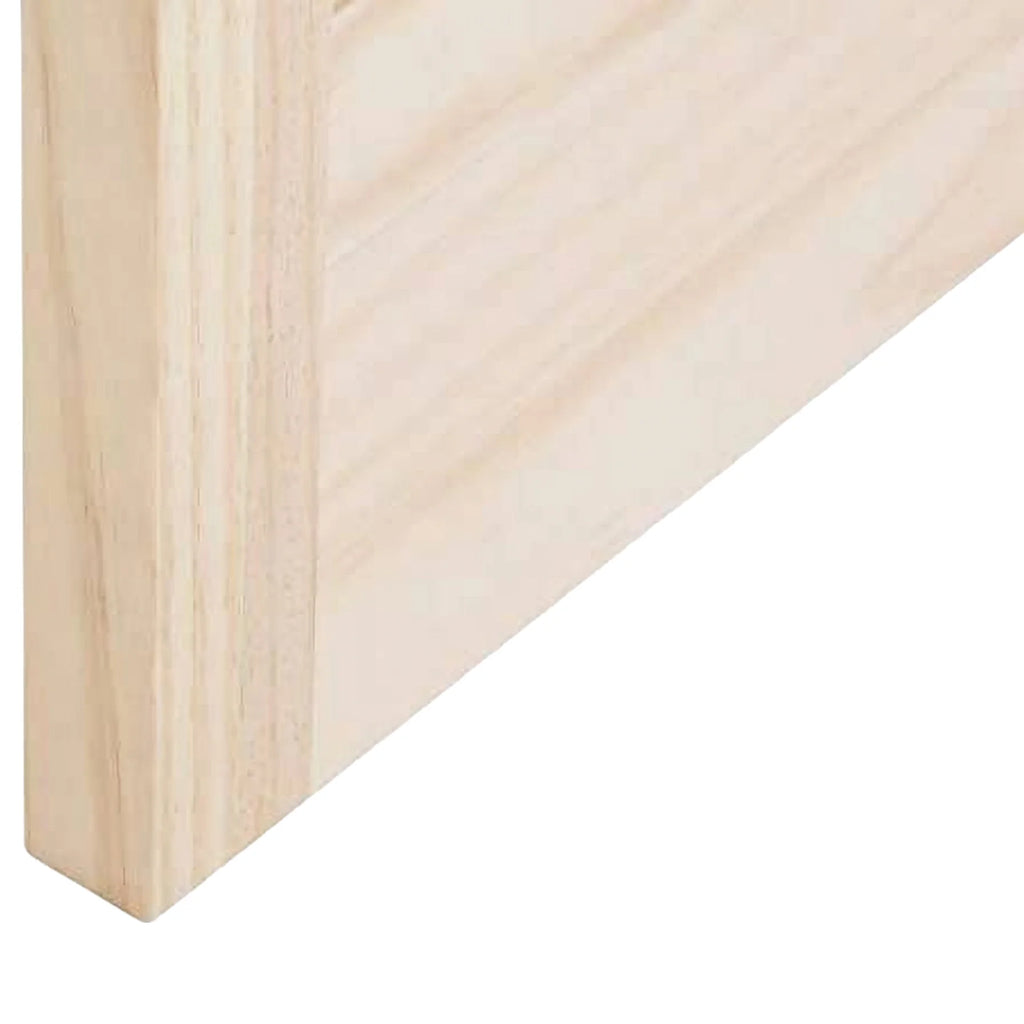 Porte intérieure pliante en bois de pin massif LTL Home Products Pinecroft Tuscany, en verre décoratif/panneau en relief, 24 x 80, pin brut 24 x 80 pouces