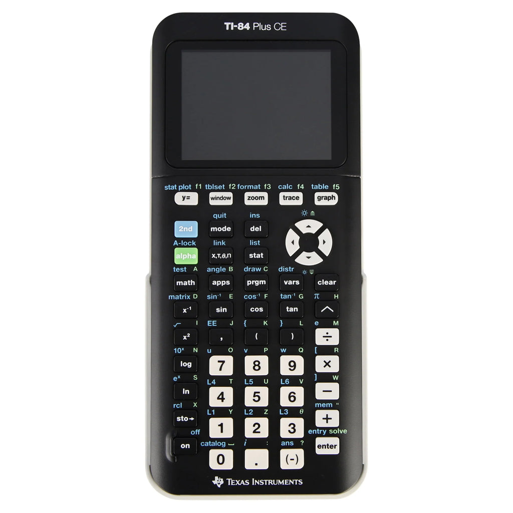 Calculatrice graphique Texas Instruments Ti-84 Plus CE, noire, 7,5 pouces