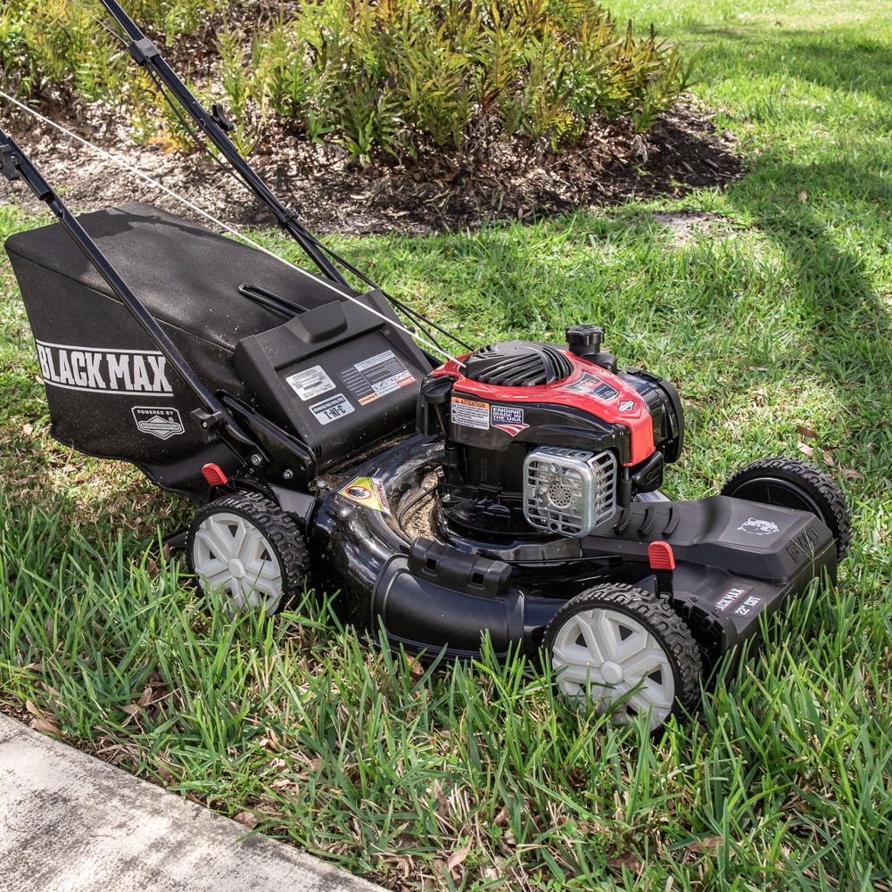 Tondeuse autotractée Black Max 21 avec moteur Briggs and Stratton E550 de 140 cc