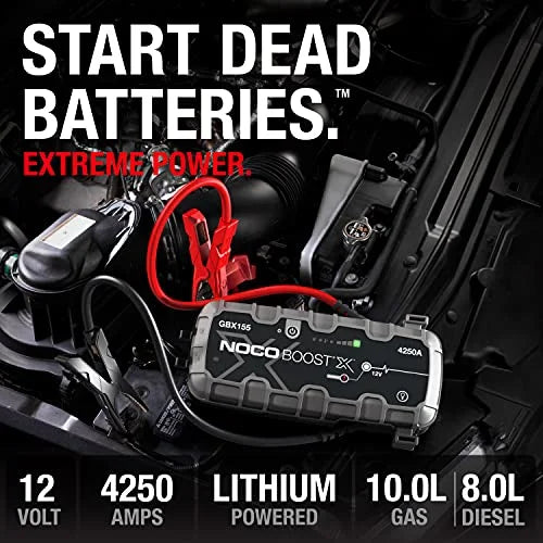 NOCO Boost X GBX155 : Booster de batterie portable au lithium UltraSafe 4250A 12V