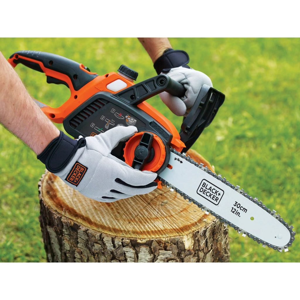 BLACK+DECKER 40V MAX Tronçonneuse sans fil, 12 pouces, Batterie et Chargeur inclus