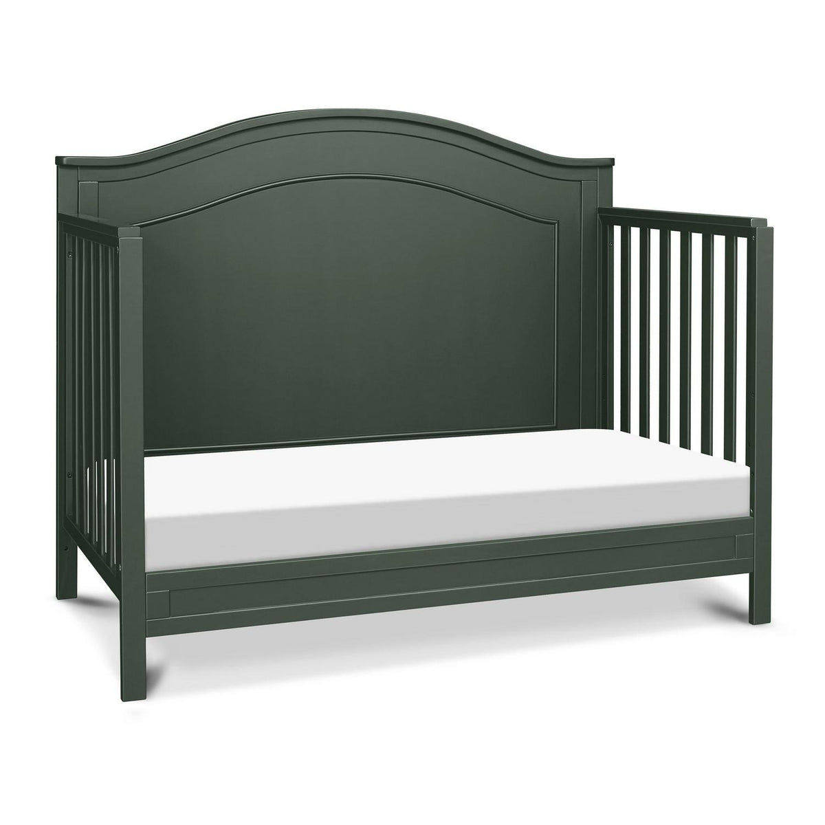 Lit convertible 4-en-1 DaVinci Charlie. Certifié Greenguard Gold. Vert forêt