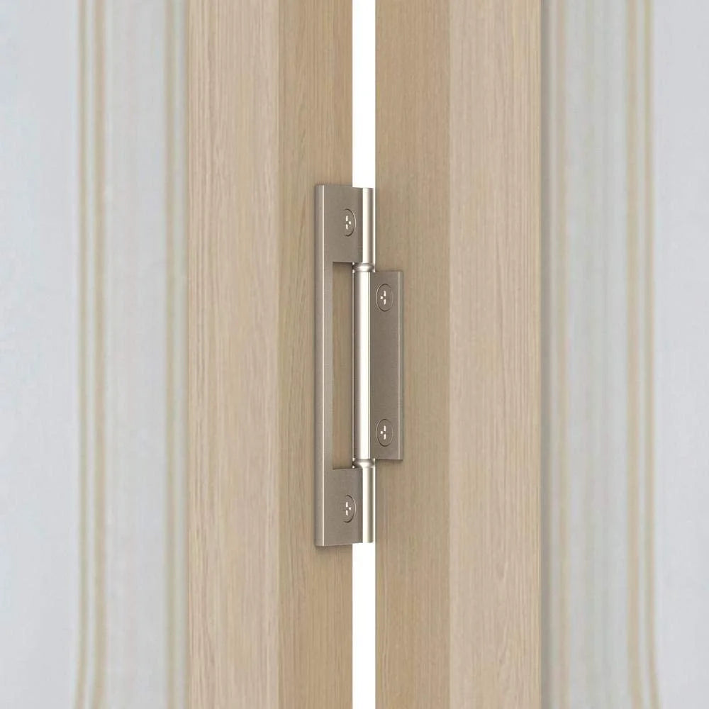 Porte intérieure pliante en bois de pin massif LTL Home Products Pinecroft Tuscany, en verre décoratif/panneau en relief, 24 x 80, pin brut 24 x 80 pouces