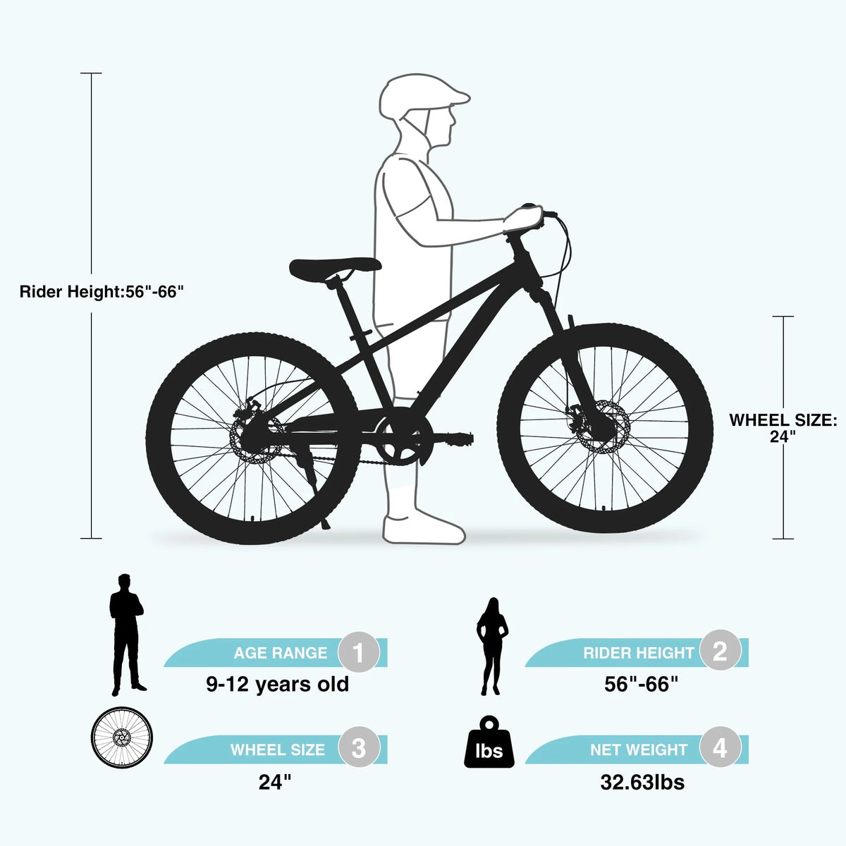 Vélo VTT pour enfant Zukka 20 pouces, cadre en acier, modèle hardtail, pour enfant de 7 à 10 ans, rose