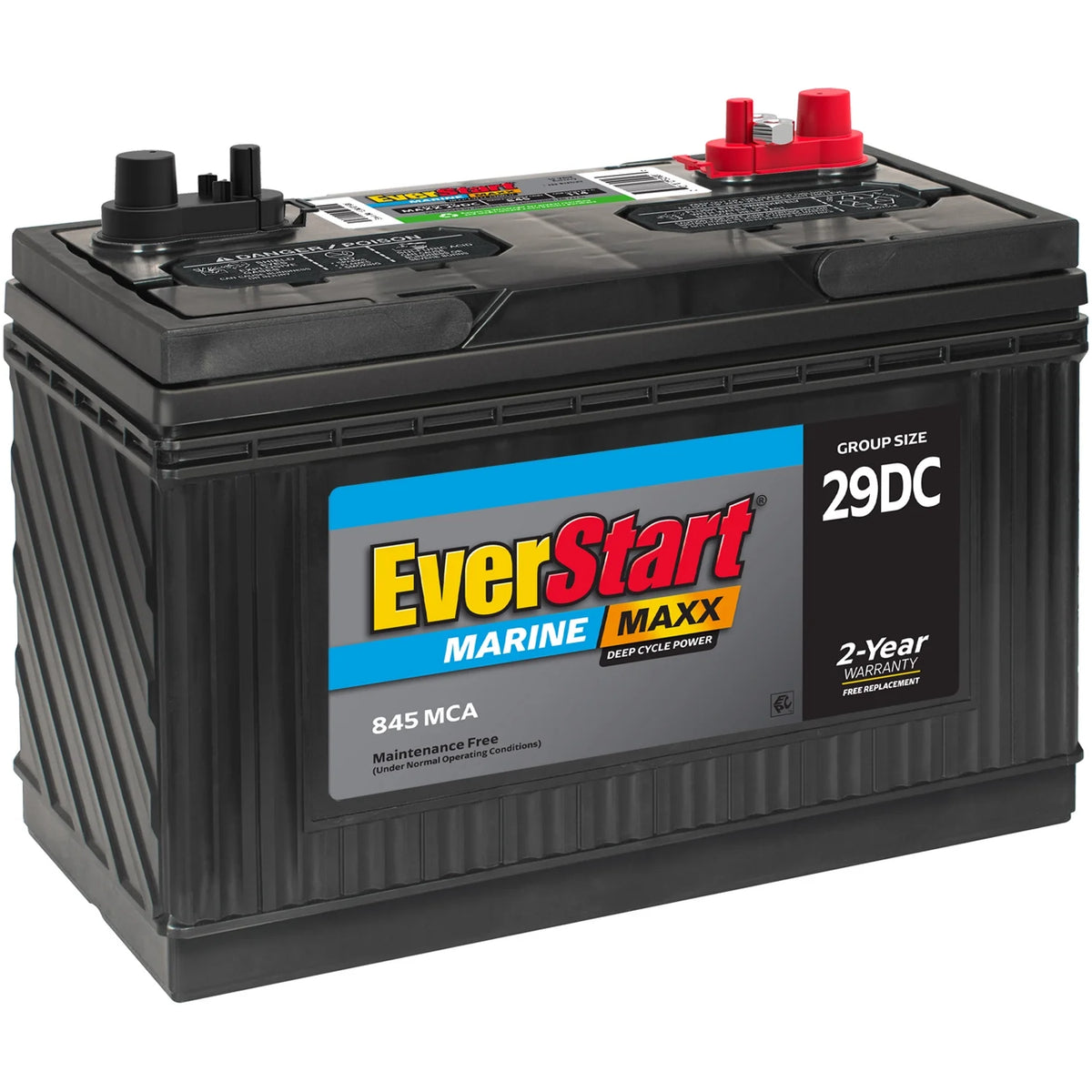 Batterie marine EverStart Maxx, groupe 29DC, 12 volts, 845 CCA*