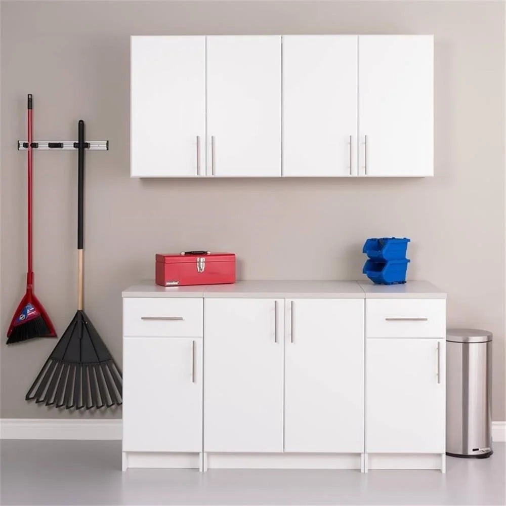Ensemble de 2 armoires murales en bois Home Square, blanc