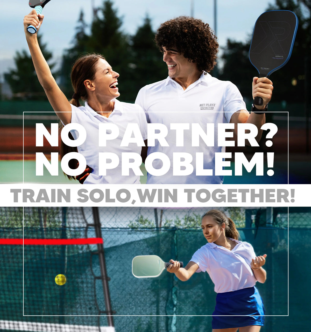 6ft Pickleball Rebounder Training Aid, Adjustable Angle Easy Setup & Storage - Perfect Your Forehands Backhands Dinks Volleys Accuracy Coordination Kitchen Control, Designed for Pickleball