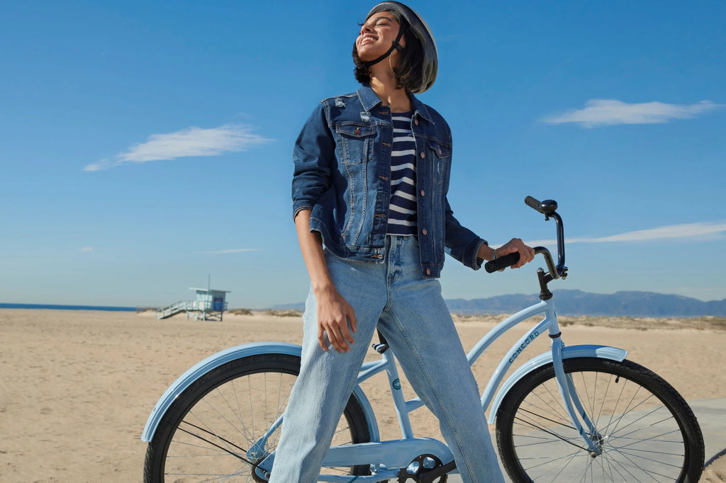 Vélo 26 Concord Pacifica Cruiser, Convient aux cyclistes de 1,58 m à 1,78 m et plus, Adulte, Unisexe, Bleu clair