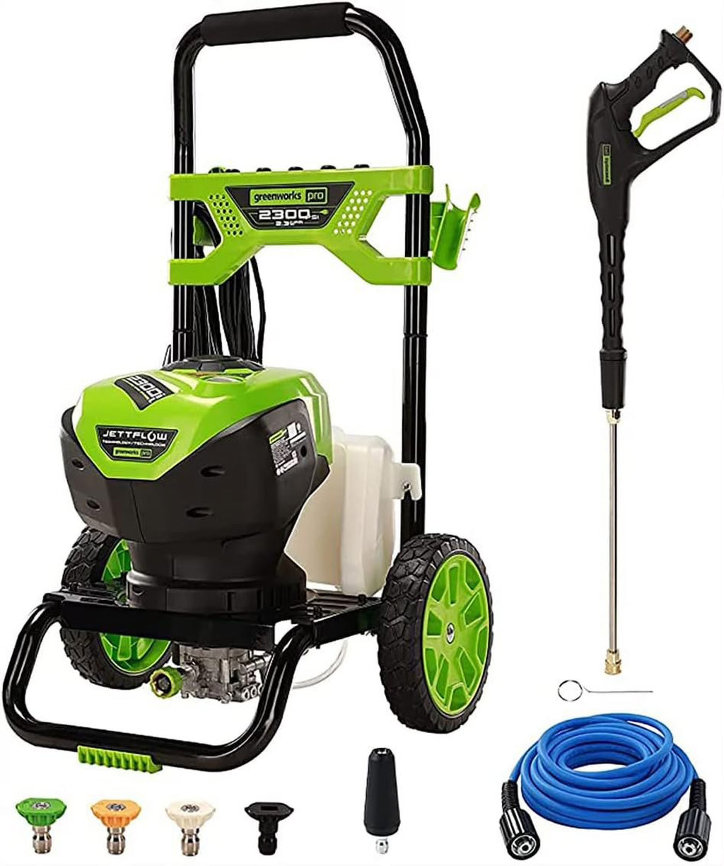 Nettoyeur haute pression électrique filaire Greenworks PRO 2300 PSI 2,3 GPM, certifié PWMA