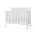 Lit convertible 4-en-1 Hampton de Child Craft. Panneau supérieur plat. 3 hauteurs de matelas. Blanc mat