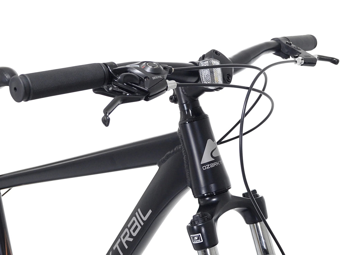 Vélo tout-terrain Ozark Trail 27.5 Vibe, Cadre petit, Convient aux cyclistes de 1,52 m à 1,68 m, Noir, Adulte, Unisexe