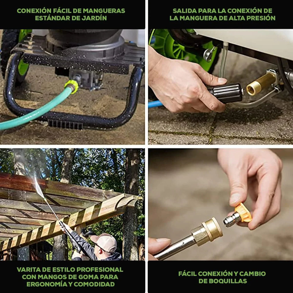 Nettoyeur haute pression électrique filaire Greenworks PRO 2300 PSI 2,3 GPM, certifié PWMA