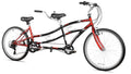 Vélo tandem pour adultes Northwoods 26 à double entraînement et 21 vitesses, rouge/noir