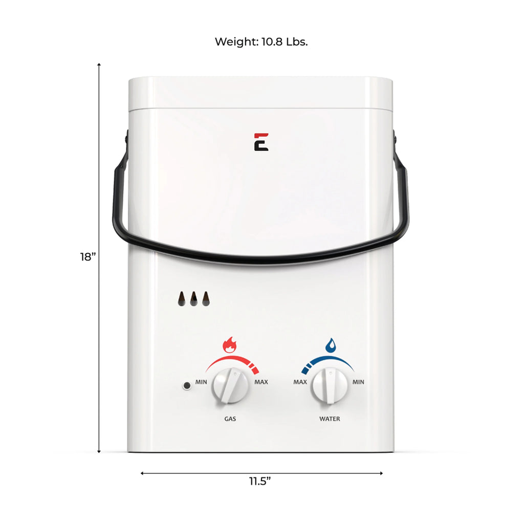 Chauffe-eau instantané d’extérieur portable Eccotemp L5 avec pompe 12 V et filtre