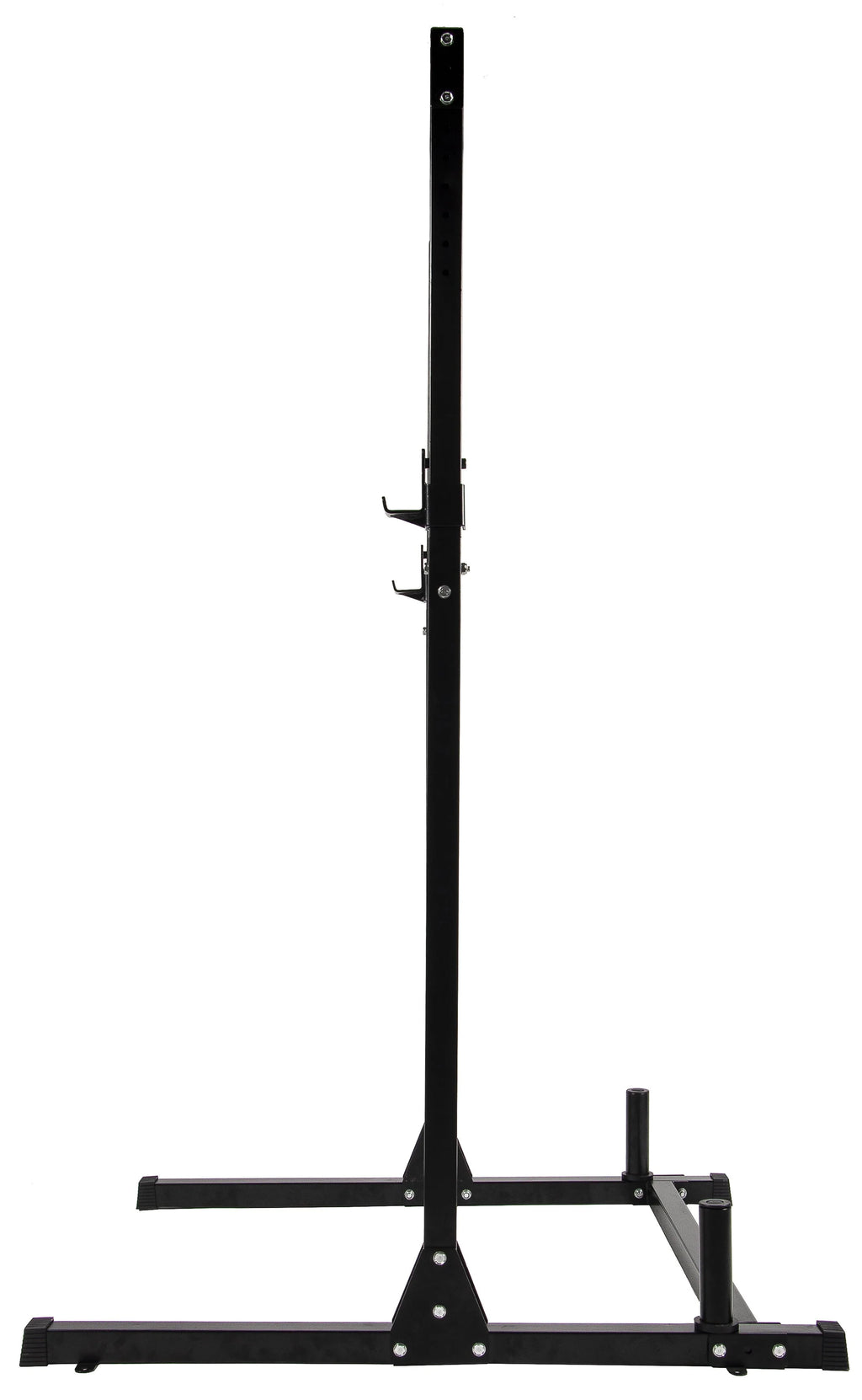 BalanceFrom Support de musculation réglable multifonction pour squats avec crochets en J et autres accessoires, capacité de 500 livres