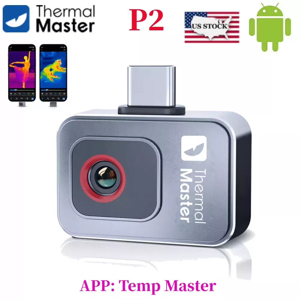 Caméra d’imagerie thermique Thermal Master P2 (Android) 256192, zoom 15x, pour téléphone, États-Unis