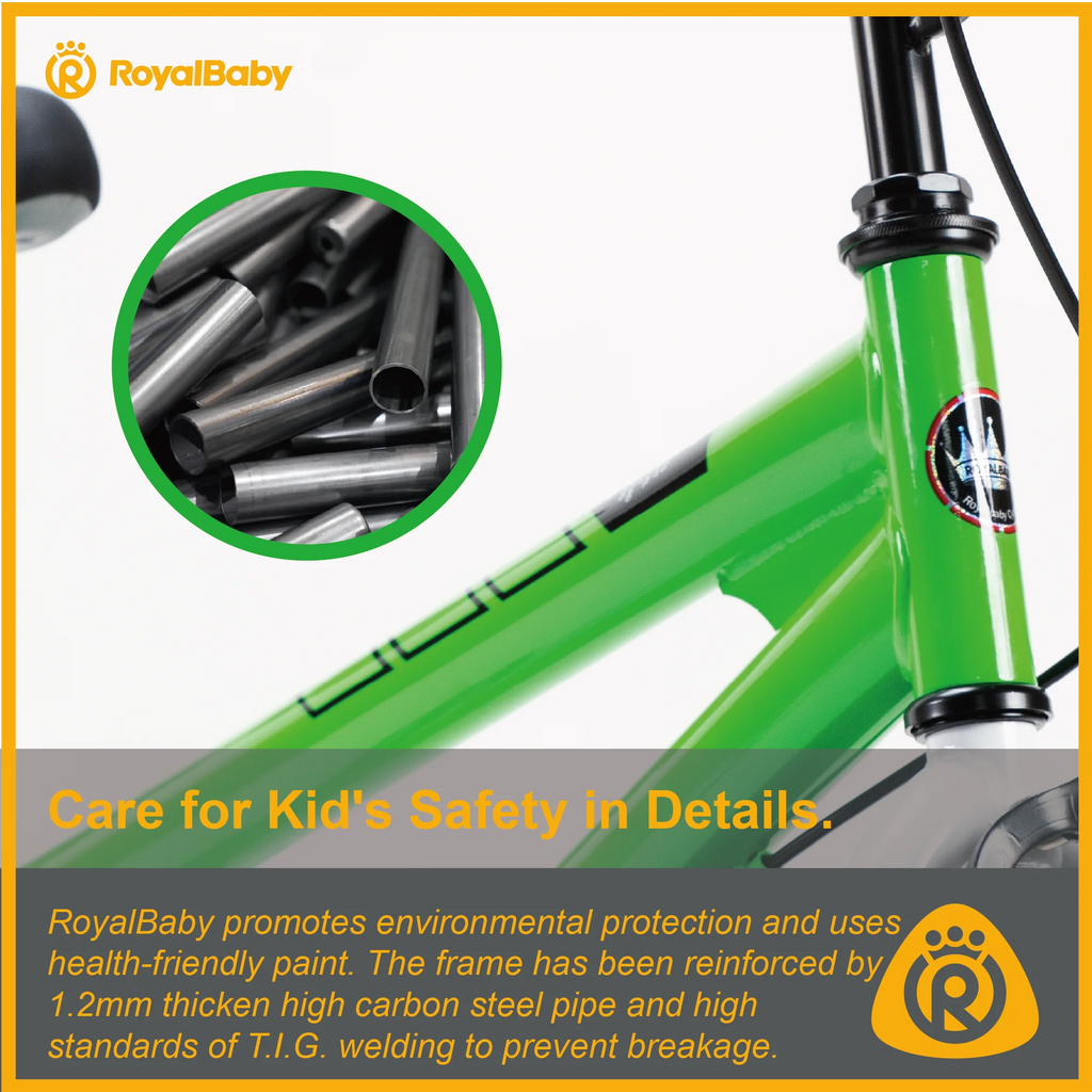 Vélo Royalbaby Freestyle 20 pour garçons et filles de 9 à 12 ans, Bleu