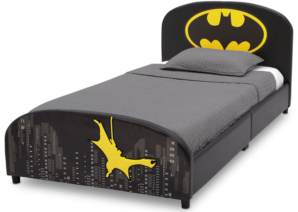 Lit simple rembourré Batman DC Comics de Delta Children, noir