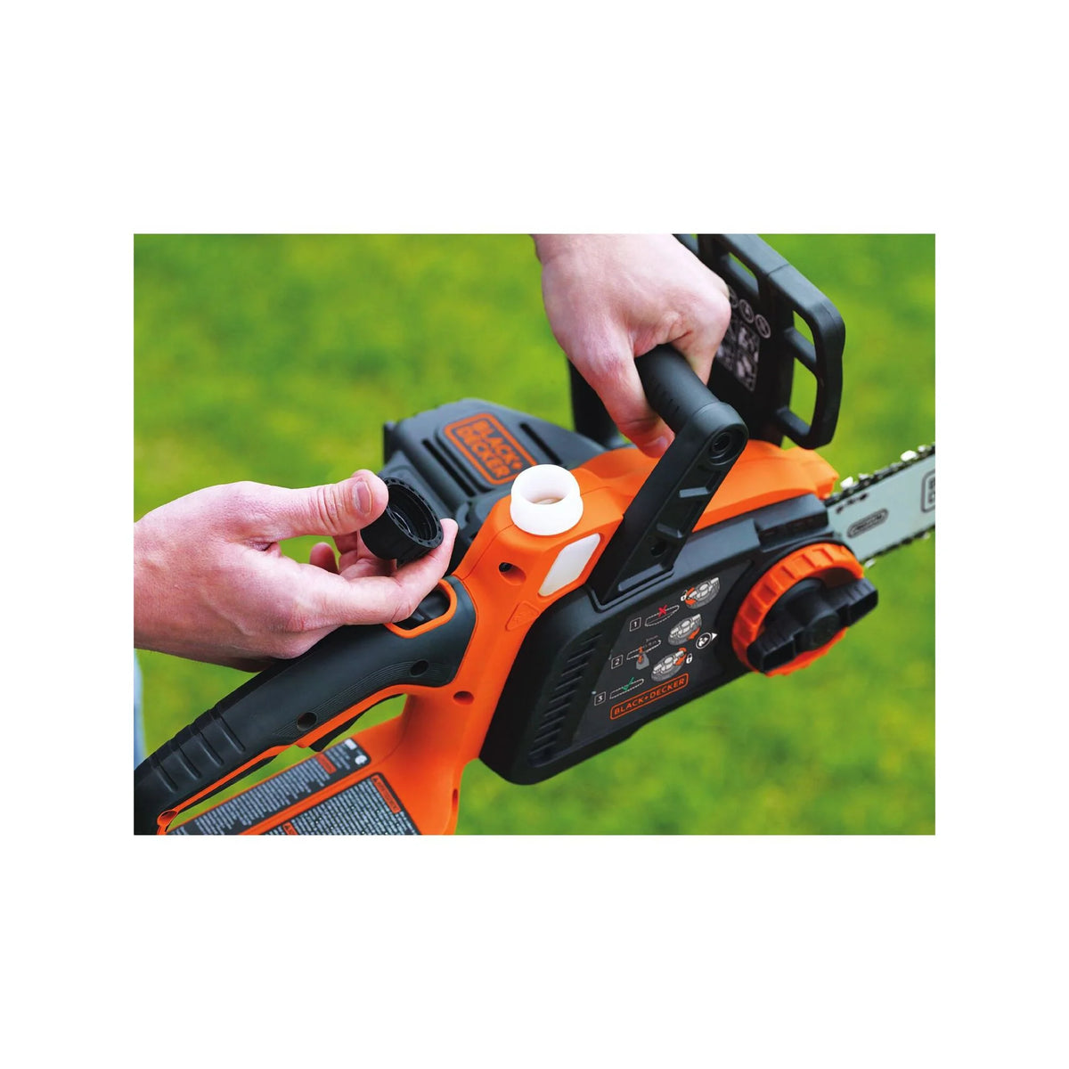 BLACK+DECKER 20V MAX* Scie à chaîne sans fil, 10 pouces (Outil seul), (LCS1020B)