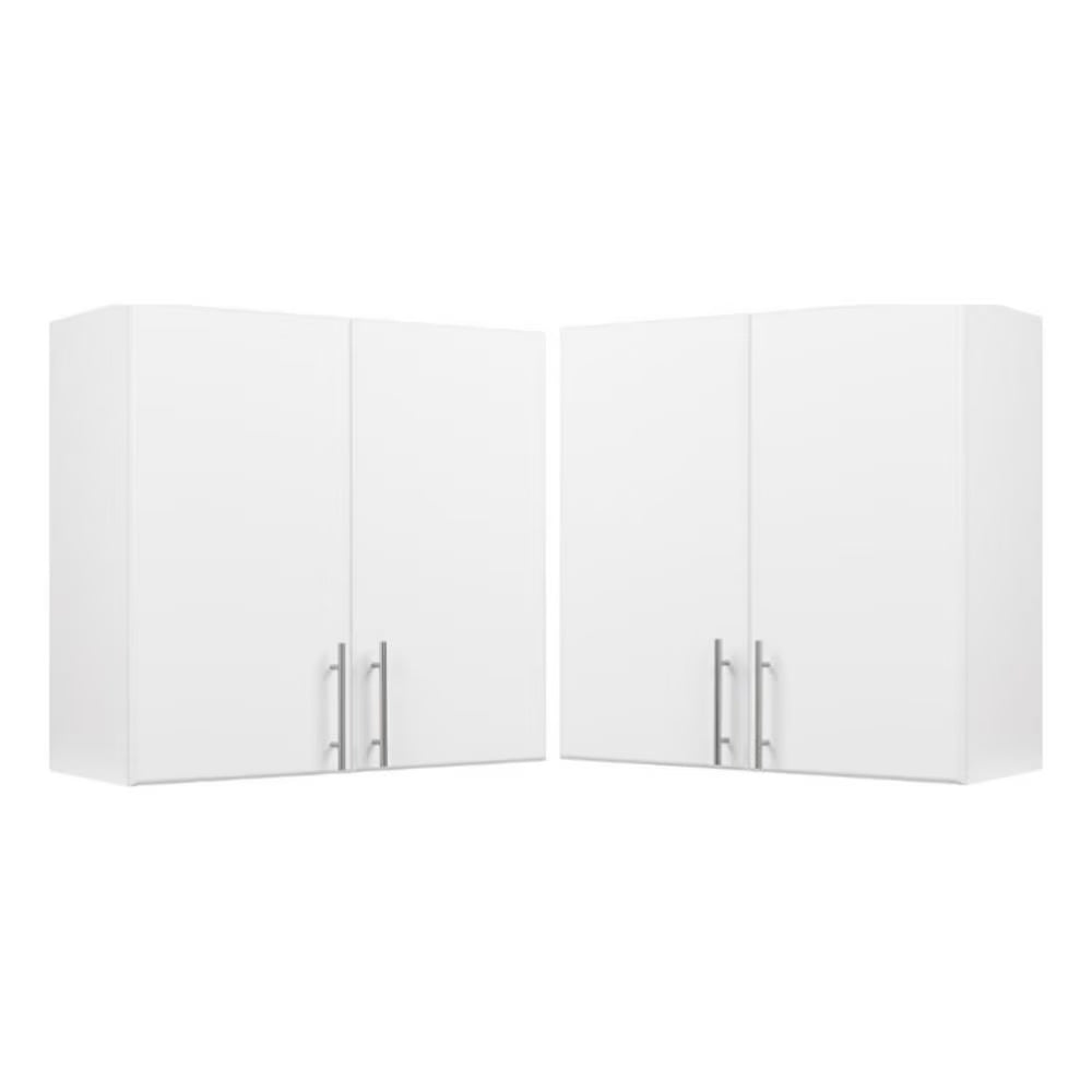 Ensemble de 2 armoires murales en bois Home Square, blanc