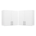 Ensemble de 2 armoires murales en bois Home Square, blanc
