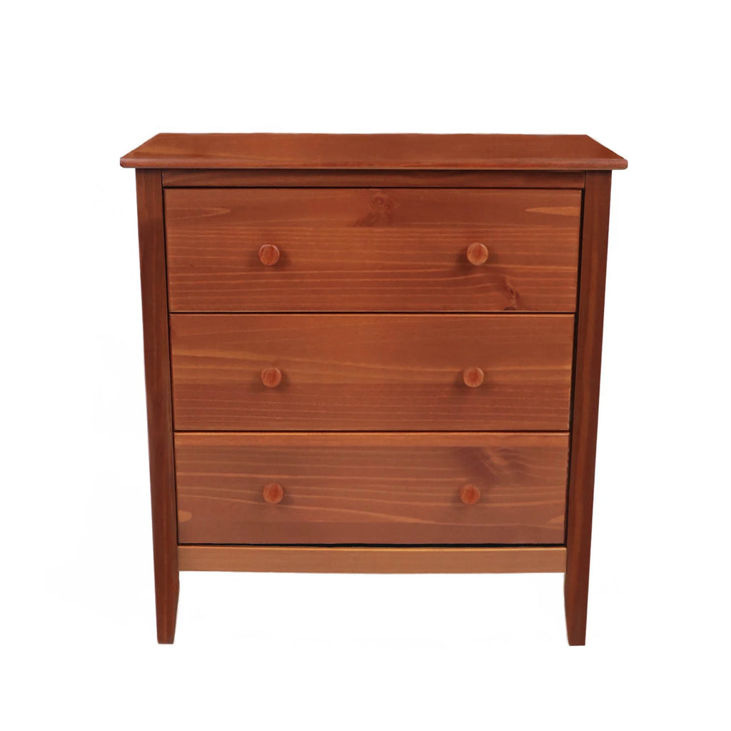 Commode Adeptus Easy Pieces en bois massif à 4 tiroirs - Blanc
