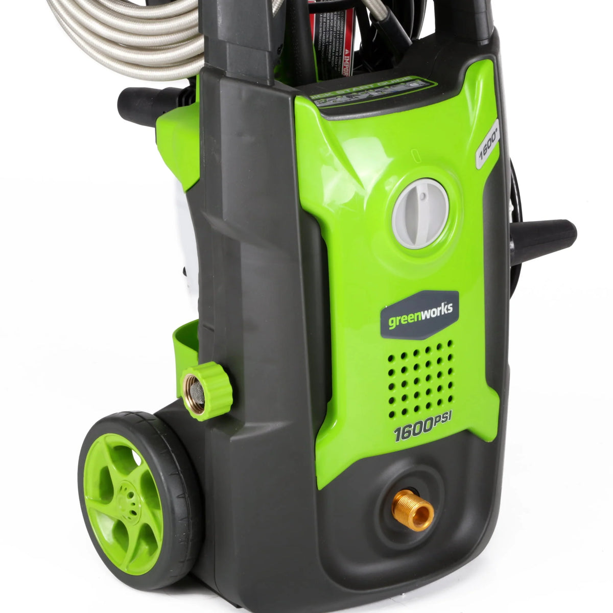 Produit arrêté - Nettoyeur haute pression électrique filaire Greenworks 1600 PSI, 13 A, 1,2 GPM, 5100102
