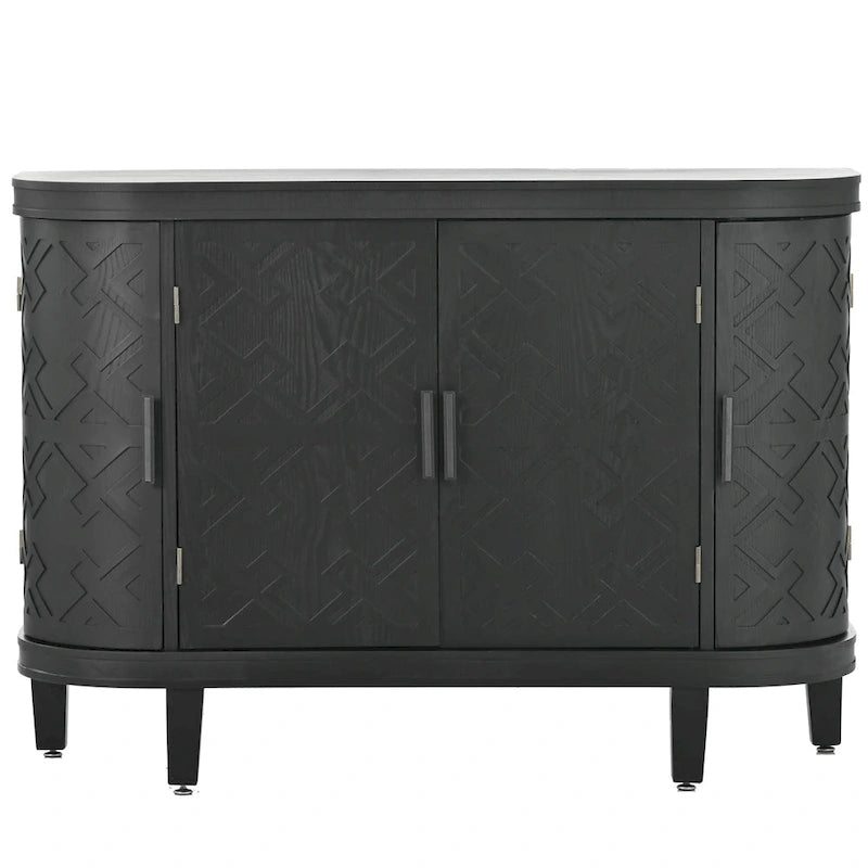 Buffet 4 portes avec motifs antiques - 15,20 x 47,20 x 33,50