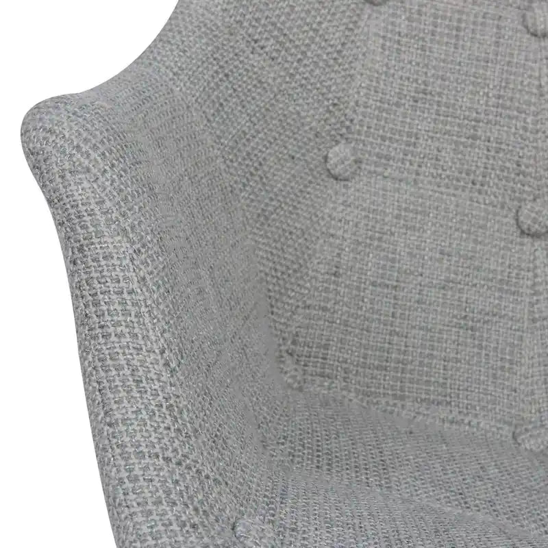 Fauteuil à bascule d'allaitement rembourré en polyester - Fauteuil d'appoint moderne pour salon, chambre à coucher, intérieur et extérieur