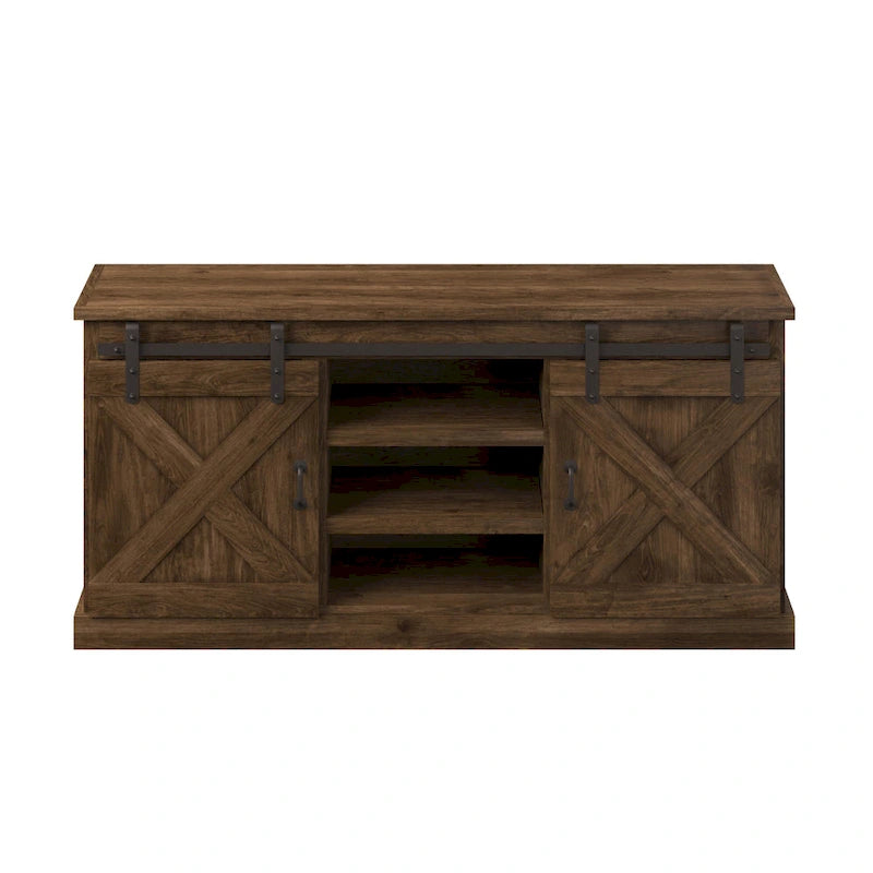 Meuble TV en bois « Farmhouse » de 66 po The Gray Barn Sycamore Rise