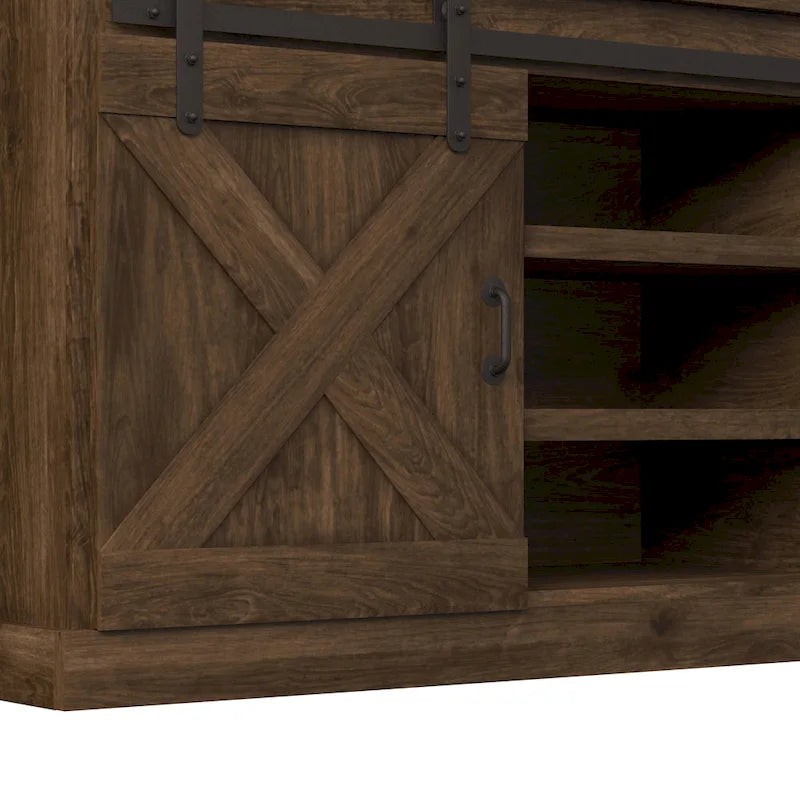 Meuble TV en bois « Farmhouse » de 66 po The Gray Barn Sycamore Rise