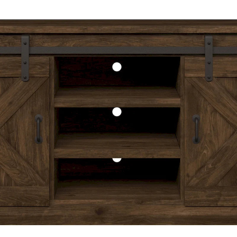 Meuble TV en bois « Farmhouse » de 66 po The Gray Barn Sycamore Rise
