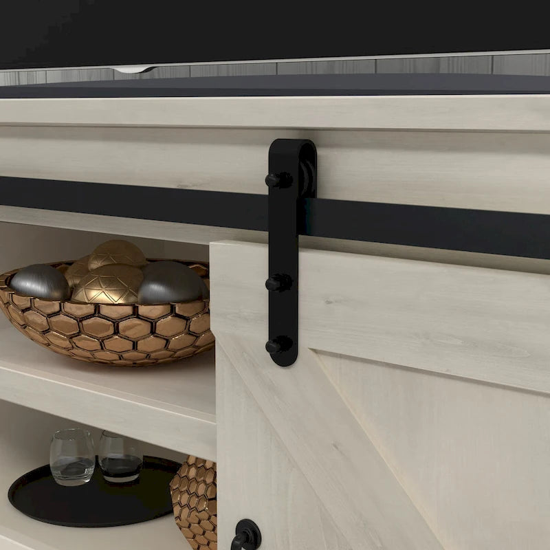 Meuble TV en bois « Farmhouse » de 66 po The Gray Barn Sycamore Rise