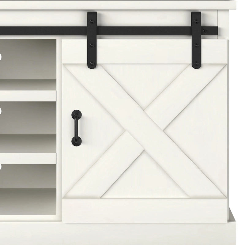 Meuble TV en bois « Farmhouse » de 66 po The Gray Barn Sycamore Rise