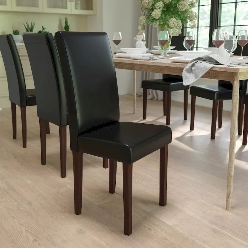 Chaises Parsons en bois rembourrées (lot de 2) - 48,26 L x 54,61 P x 101,6 H cm
