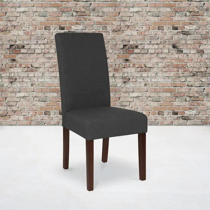 Chaises Parsons en bois rembourrées (lot de 2) - 48,26 L x 54,61 P x 101,6 H cm