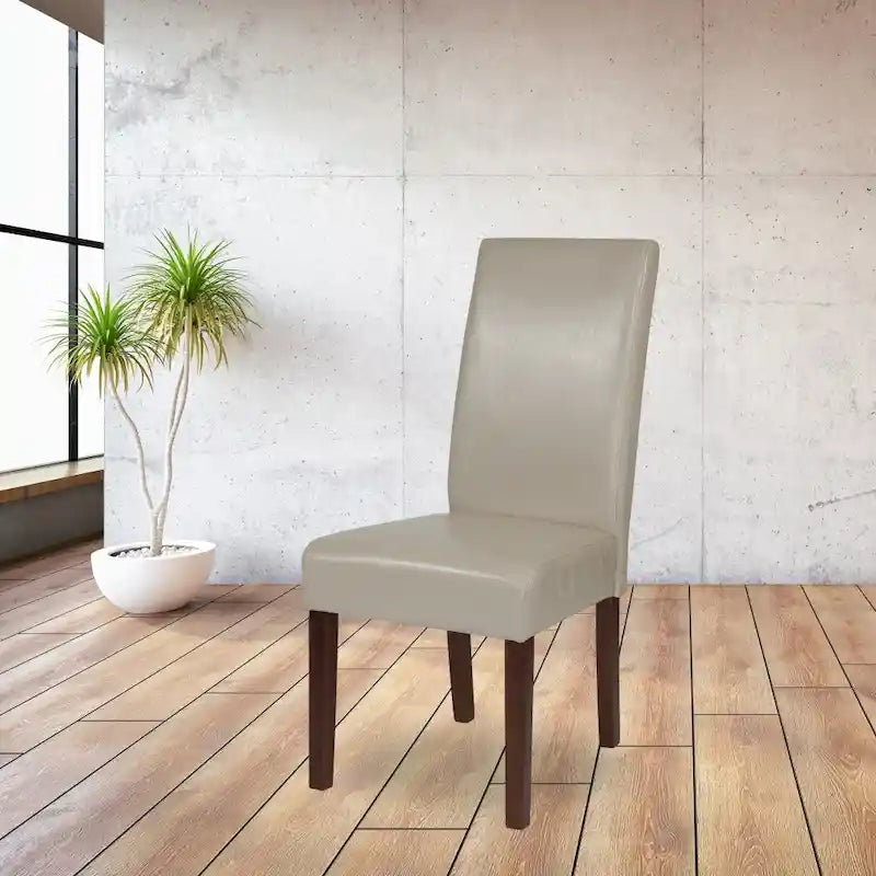 Chaises Parsons en bois rembourrées (lot de 2) - 48,26 L x 54,61 P x 101,6 H cm