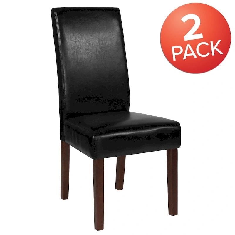 Chaises Parsons en bois rembourrées (lot de 2) - 48,26 L x 54,61 P x 101,6 H cm