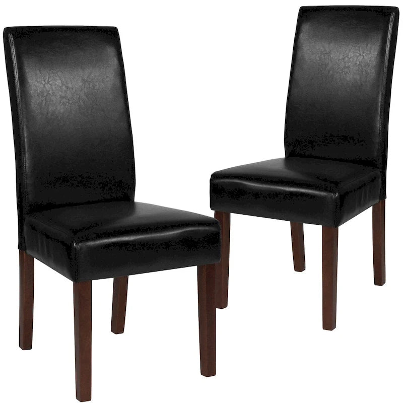 Chaises Parsons en bois rembourrées (lot de 2) - 48,26 L x 54,61 P x 101,6 H cm