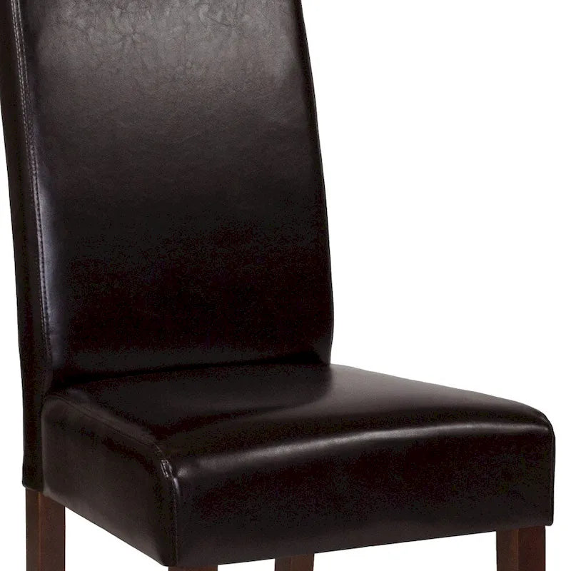 Chaises Parsons en bois rembourrées (lot de 2) - 48,26 L x 54,61 P x 101,6 H cm