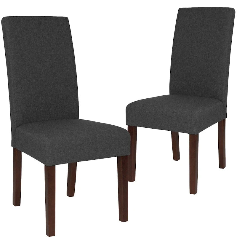 Chaises Parsons en bois rembourrées (lot de 2) - 48,26 L x 54,61 P x 101,6 H cm