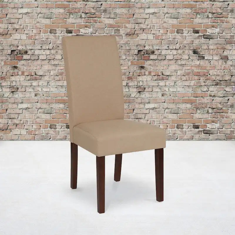 Chaises Parsons en bois rembourrées (lot de 2) - 48,26 L x 54,61 P x 101,6 H cm