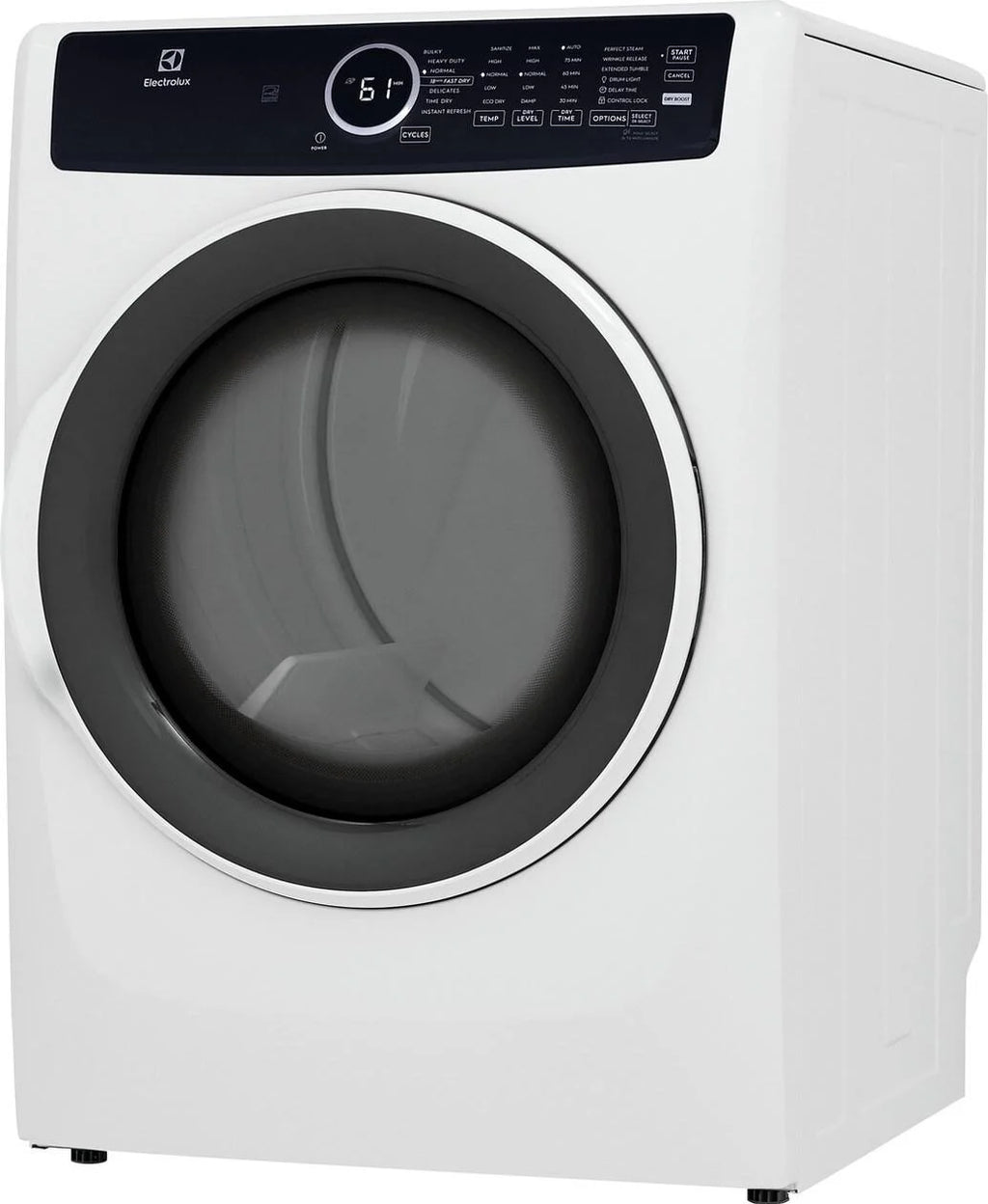 Sèche-linge électrique Electrolux à chargement frontal Perfect Steam avec rafraîchissement instantané, 8,0 pi³