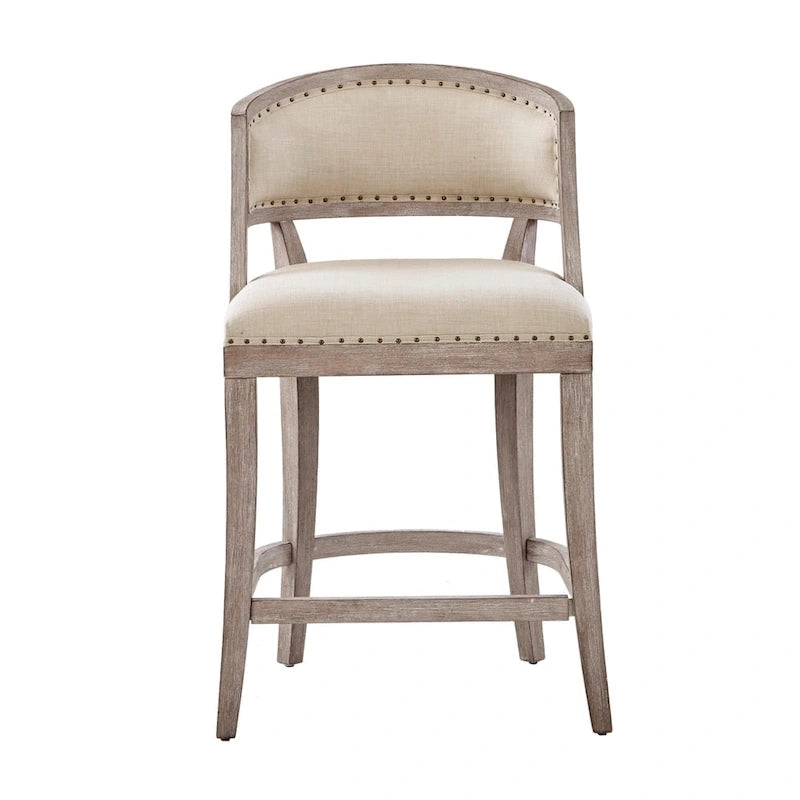 Tabouret de comptoir naturel Wheatley Madison Park - 21L x 24,5P x 37,25H