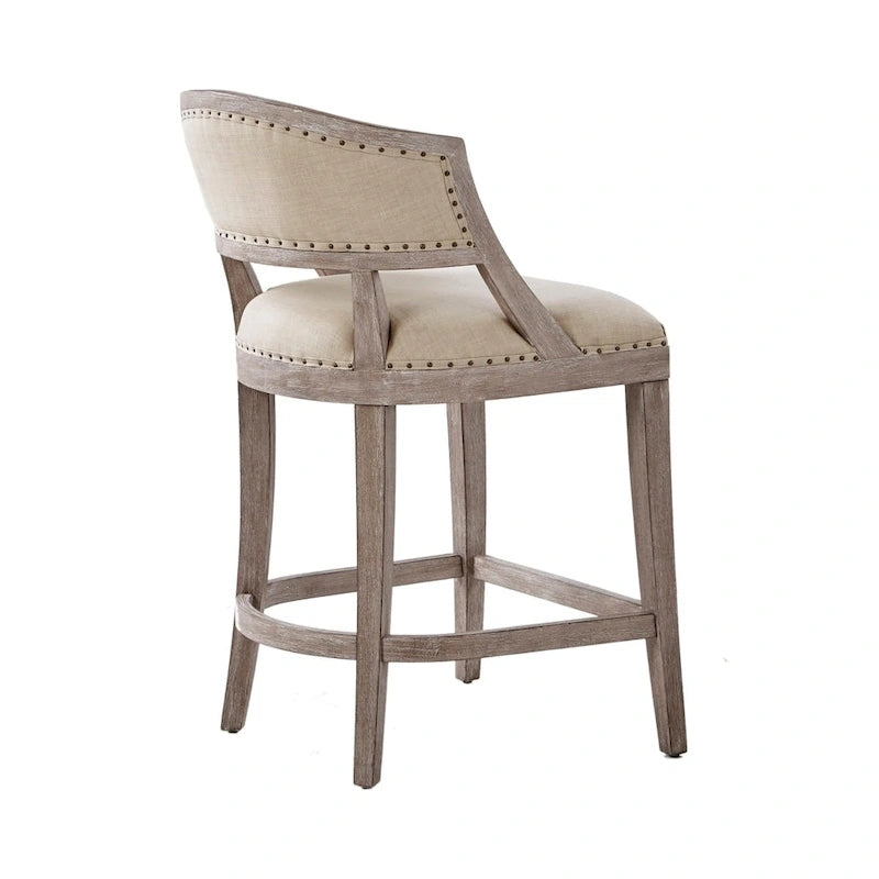 Tabouret de comptoir naturel Wheatley Madison Park - 21L x 24,5P x 37,25H