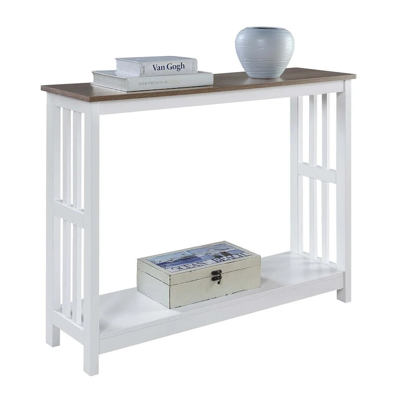 Console de mission avec étagère